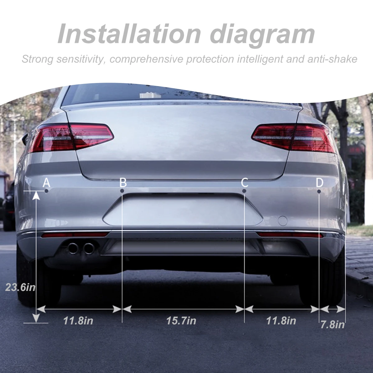 1 комплект автомобильные парковочные датчики 4 датчика | Автомобили и мотоциклы