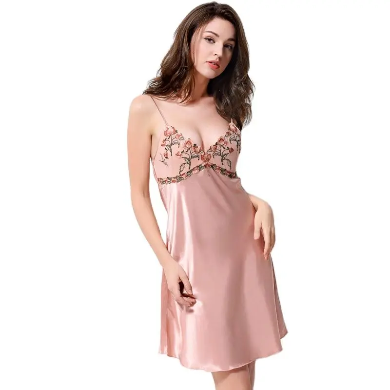 Халат комплекты новинка весенняя одежда для сна из искусственного шелка женские