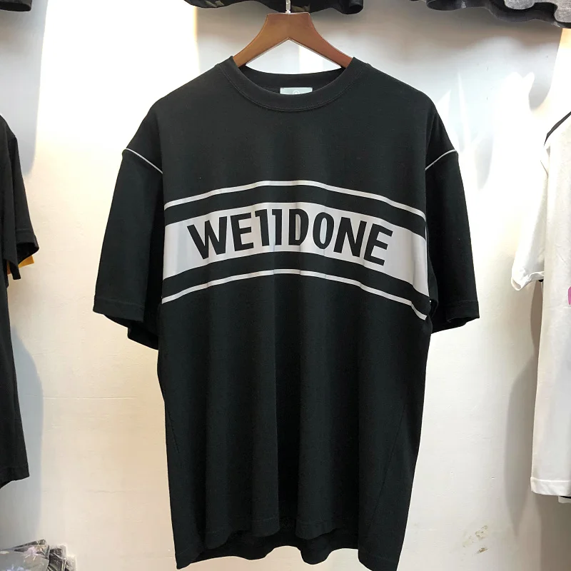 

Новинка 2021, Мужская новинка, роскошные Светоотражающие футболки Welldone, футболка в стиле хип-хоп, уличные хлопковые футболки для скейтборда, ф...