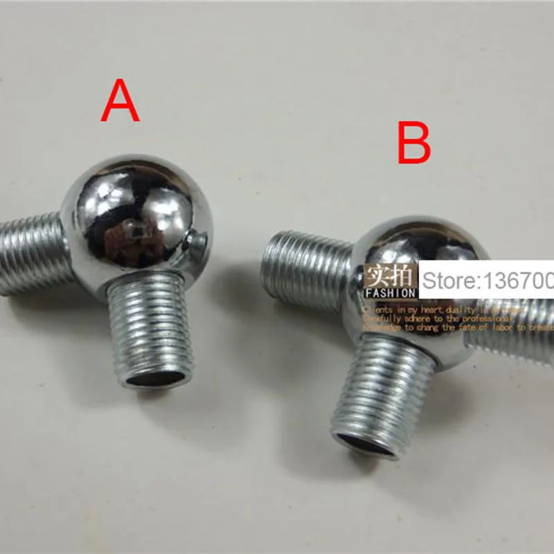 1 шт. 5 диаметр 20 мм хромированный Внутренний Зуб M10 двусторонний трехполосный шар