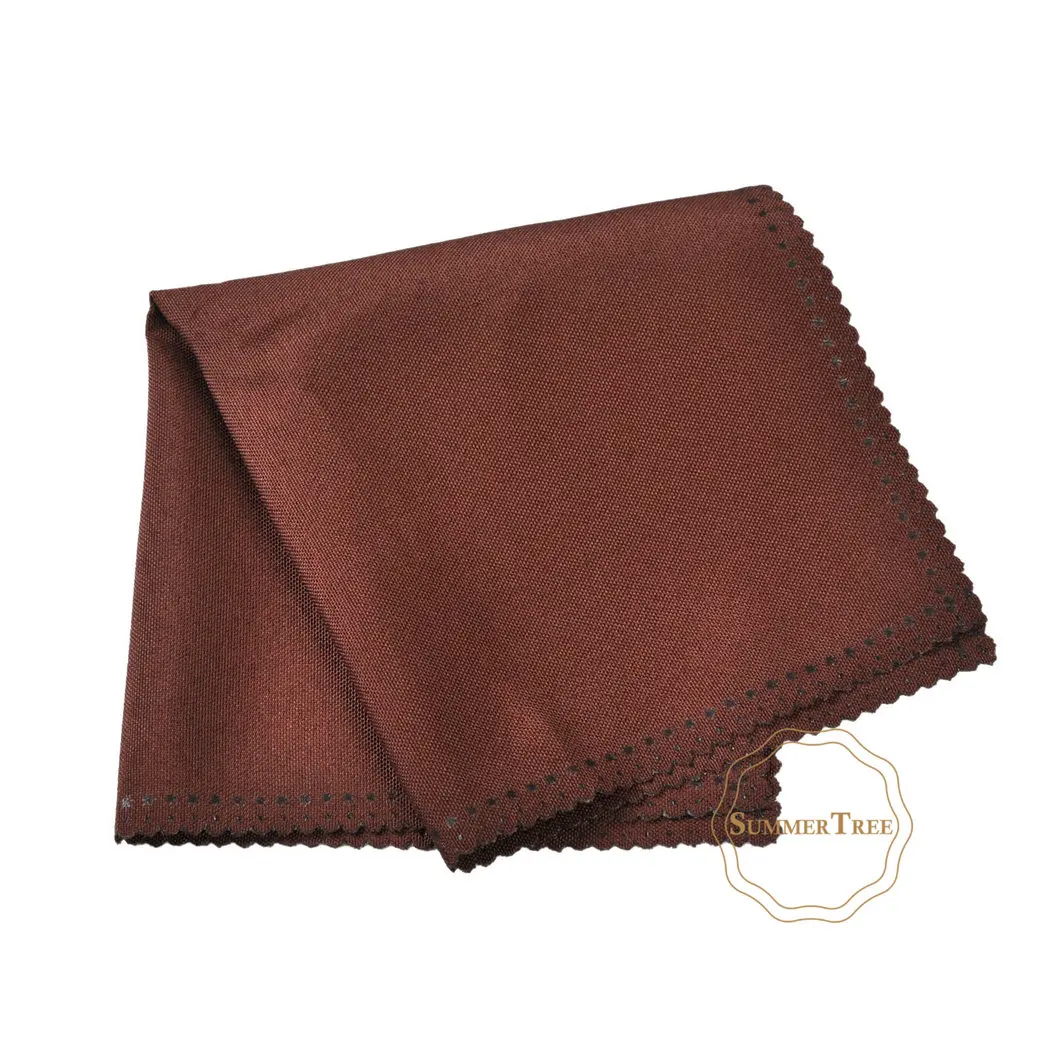 Brown 10 льняных салфеток носовой платок из полиэстера 1" X 12" ткань Diner Свадебная вечеринка Рождество событие поставка 30 см* 30 см много цветов - Цвет: Brown