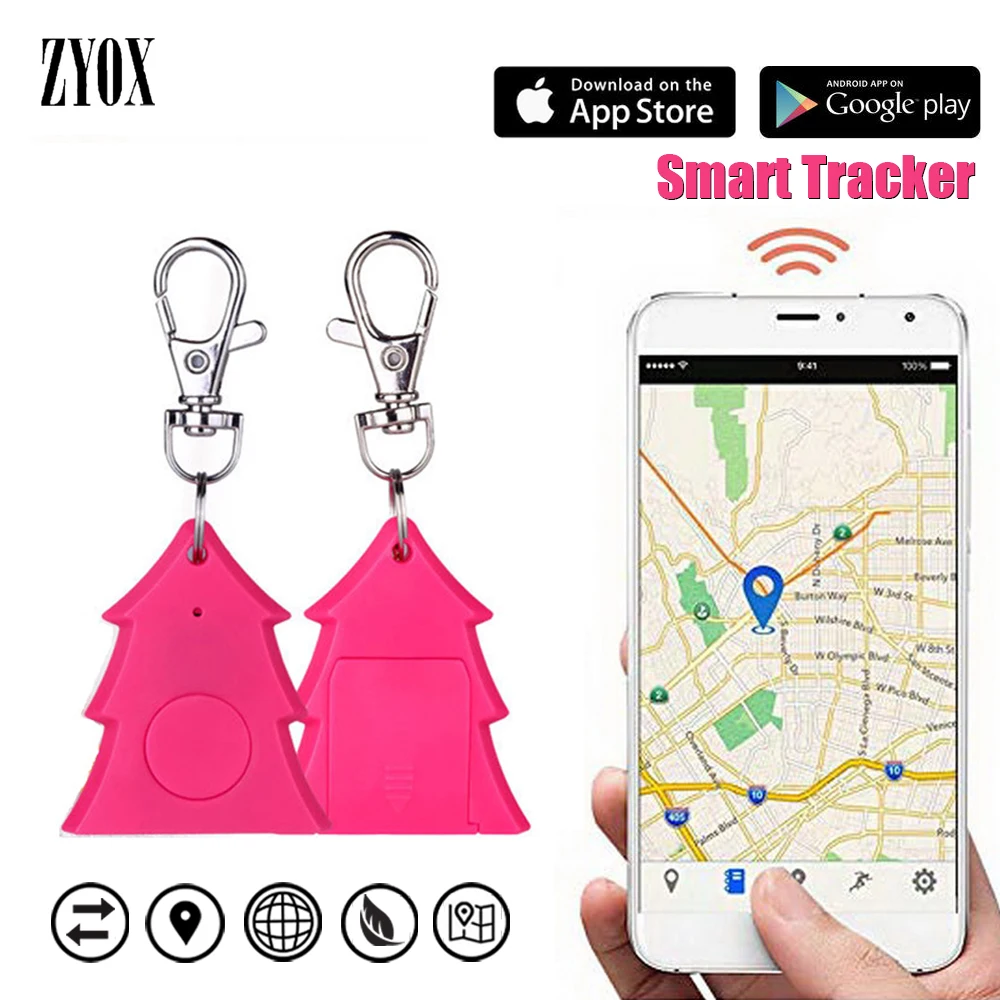 

Wireless Mini Smart GPS Tracker Bluetooth 4.0 Anti Lost Tracking Device Two-way Alarm Locator For Bag Kid Car Pet Keys Finder