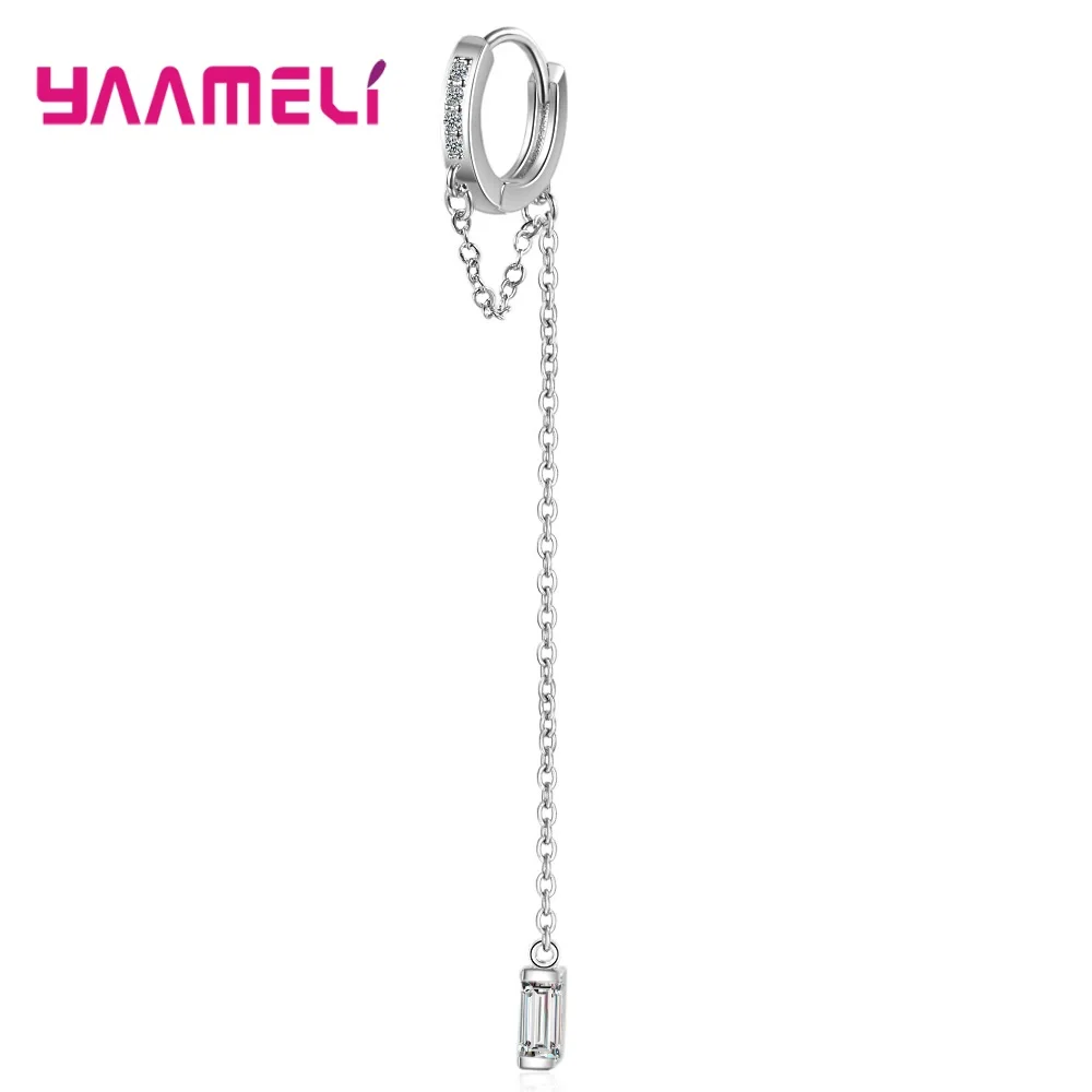 100% Стерлинговое Серебро 925 пробы милые модные серьги-капли для женщин и девочек