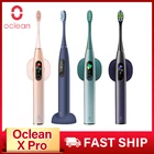 Электрическая зубная щетка Oclean X Pro 2 в 1, цветной сенсорный экран, мощность очистки 42000 обмин, Держатель зарядного устройства, настройка APP