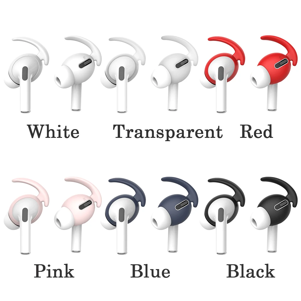 1 пара мягких силиконовых наушников Earpods Cover Eartip ушной крючок с крыльями колпачок