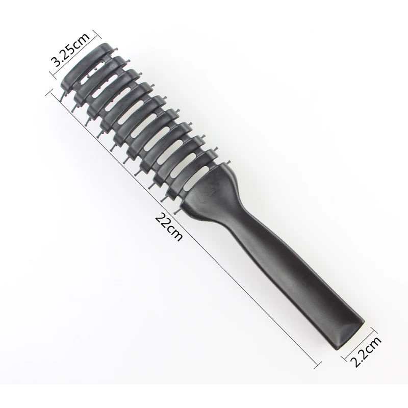 1 шт. щетка для укладки волос Пластиковая расческа салонная Парикмахерская