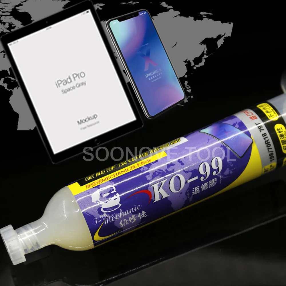 MECHANIC KO99 прозрачный многофункциональный клей для панели телефона средняя рамка