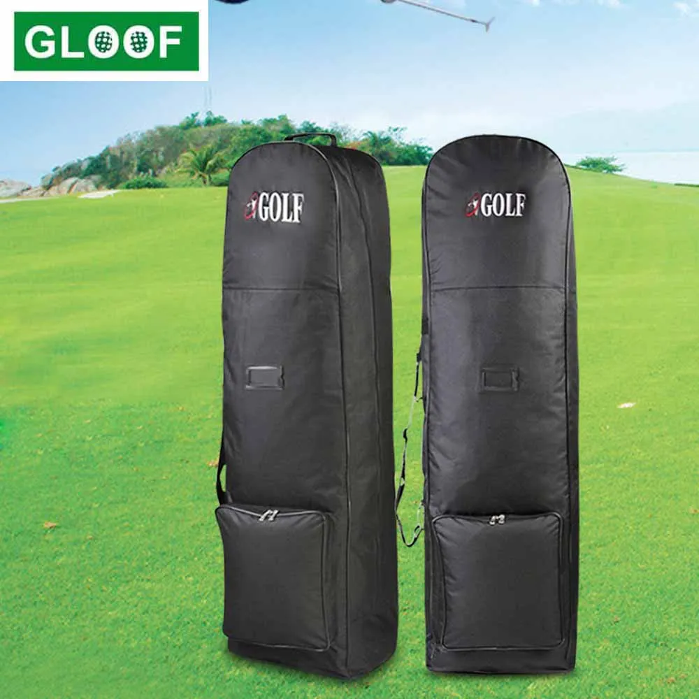 

Golf Travel Bag with Wheels - Golf Club Travel Cover to Carry Golf Bags and Protect Your Equipment On The Plane