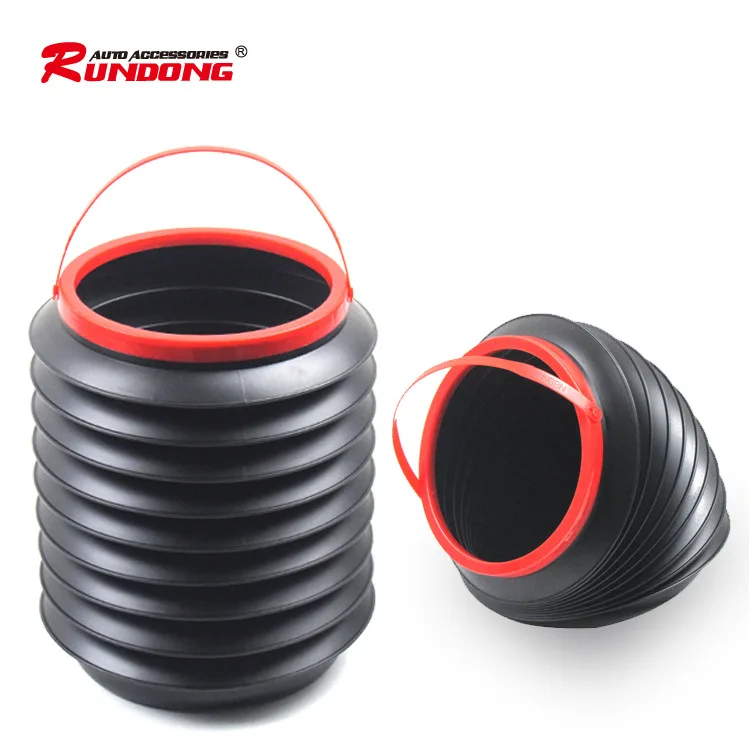 Автомобильные принадлежности rundong 4L многофункциональное телескопическое ведро