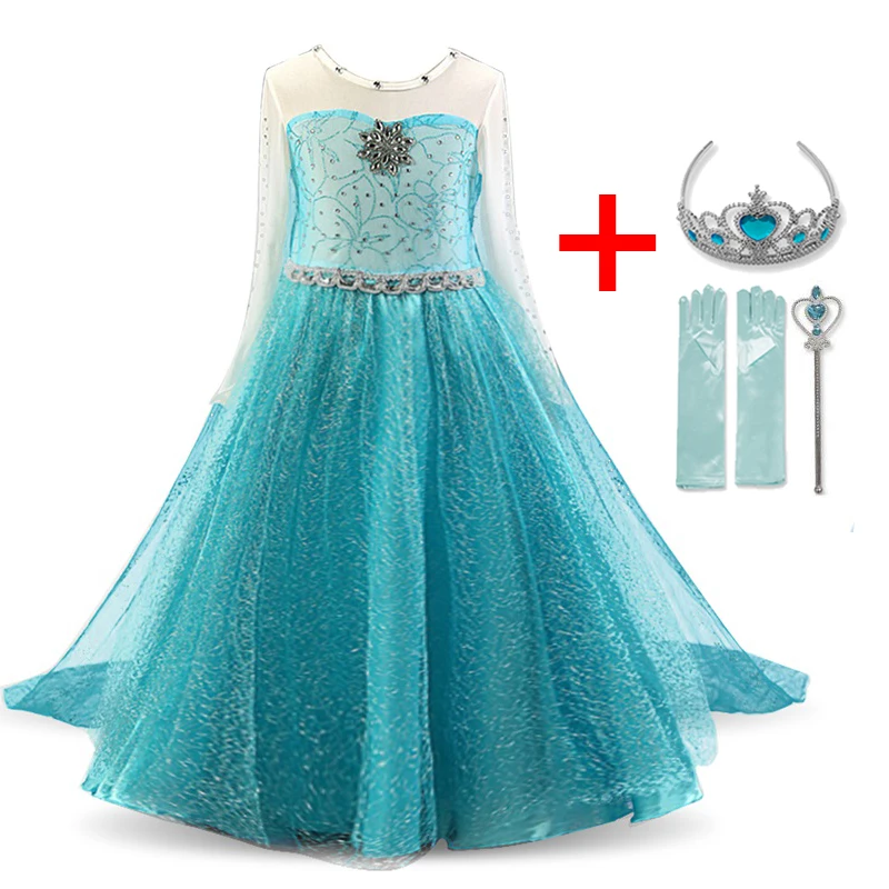 Children Girls Dress Christmas Costume Winter Clothes Kids Princess Dresses For Girl Birthday Party Wear | Детская одежда и обувь