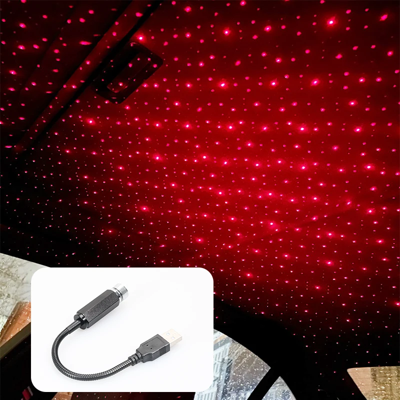 

USB Port Starry Sky Led Projector Lamp For Auto Ceiling Star Lighting Decorative Lamp For Children Atmosphere Night Light