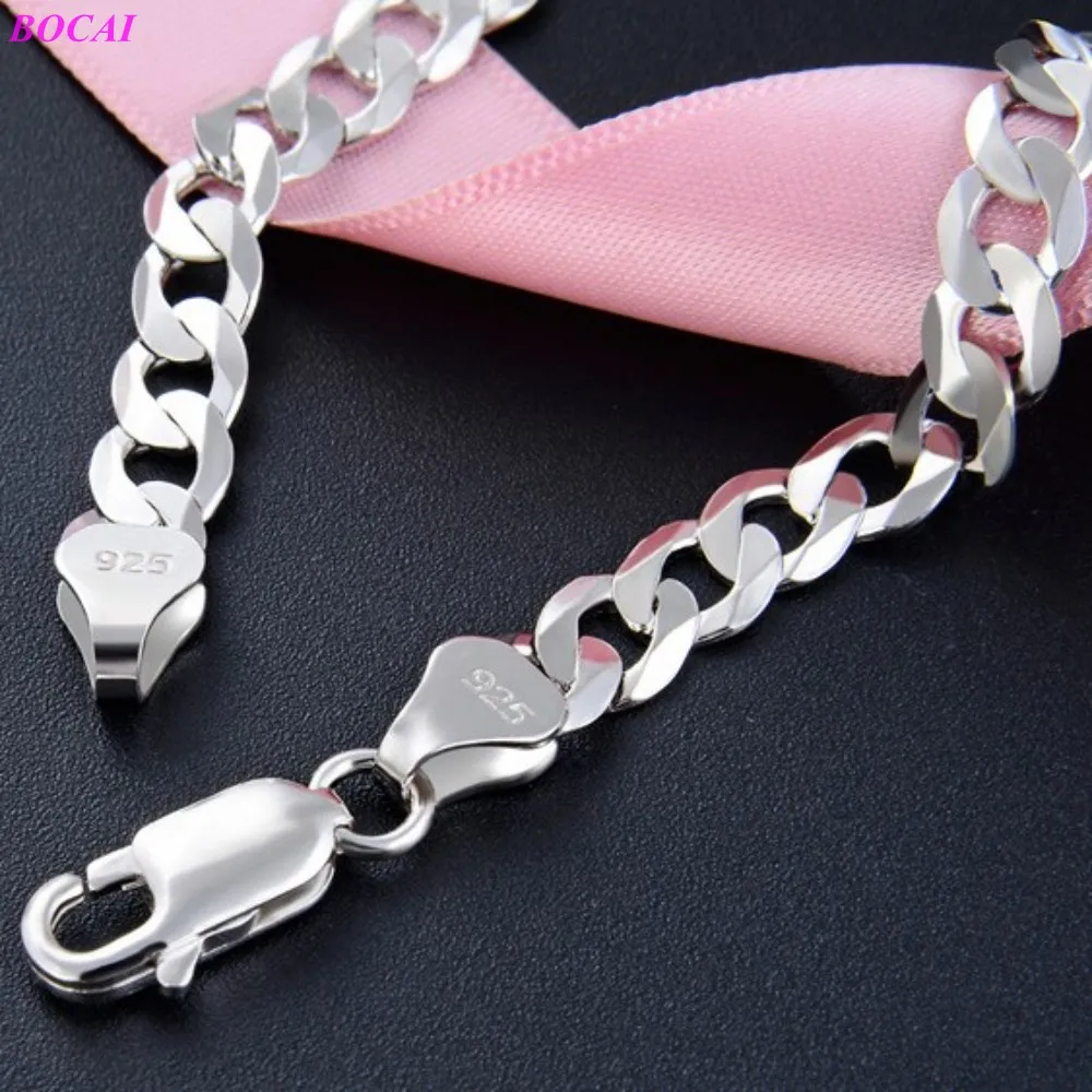 Мужские браслеты из серебра 100% пробы с одной пуговицей | Украшения и аксессуары