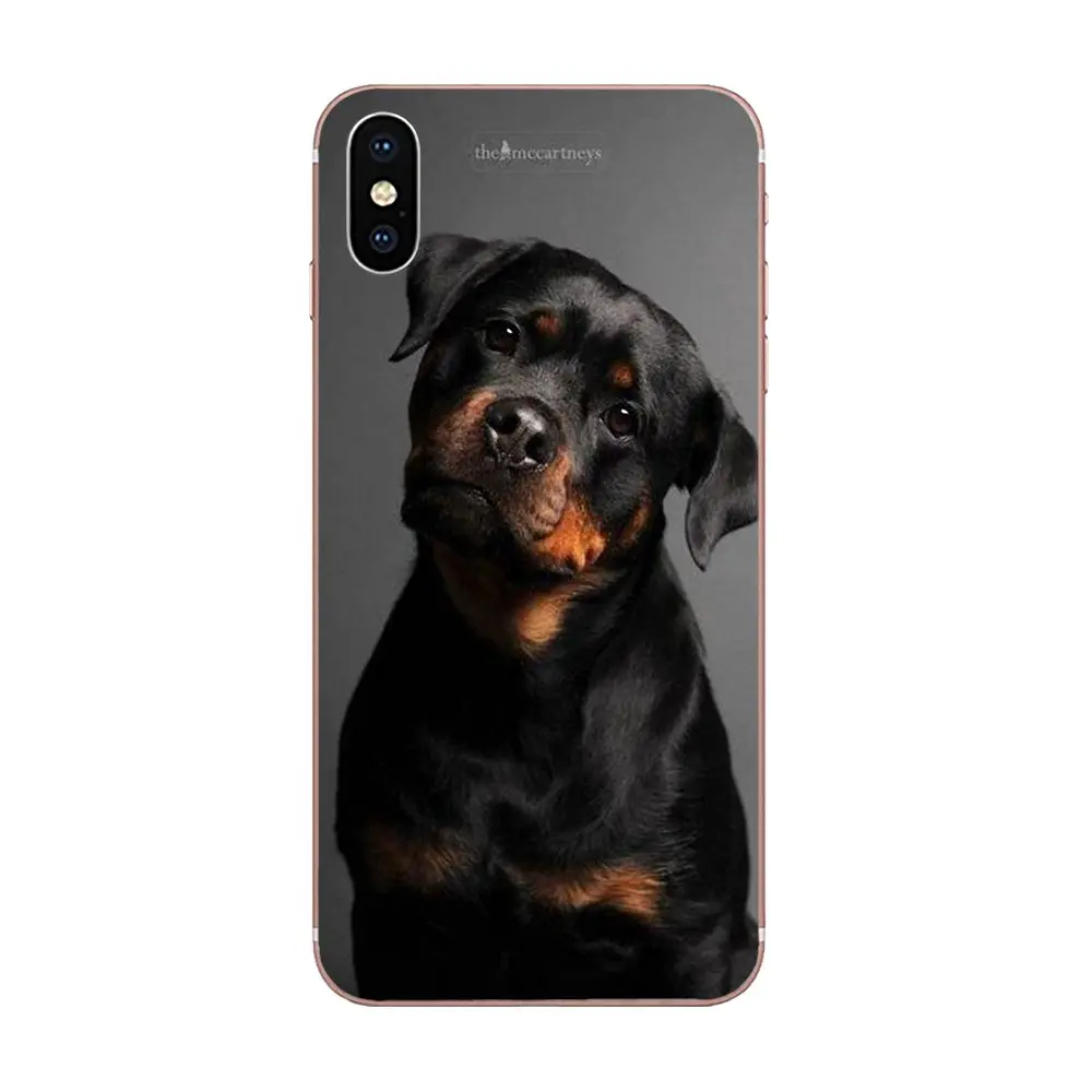 Мощная собака Ротвейлер для sony Xperia Z Z1 Z2 Z3 Z4 Z5 compact Mini M2 M4 M5 T3 E3 E5 XA XA1 XZ Премиум Кожа