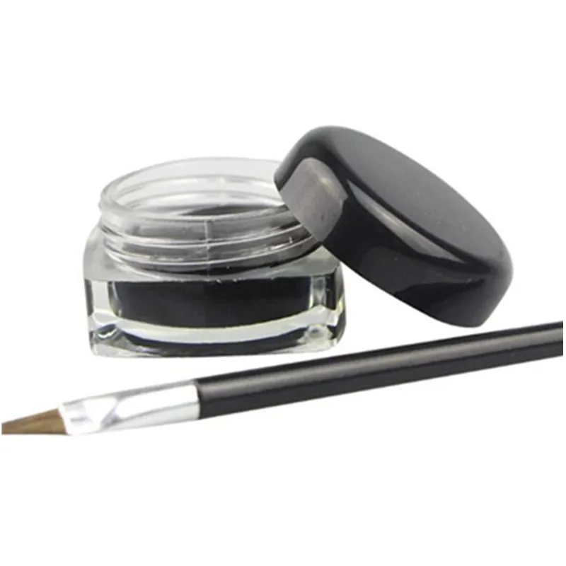 Черная водостойкая гелевая подводка для глаз Met Borstel Make-Up Косметика