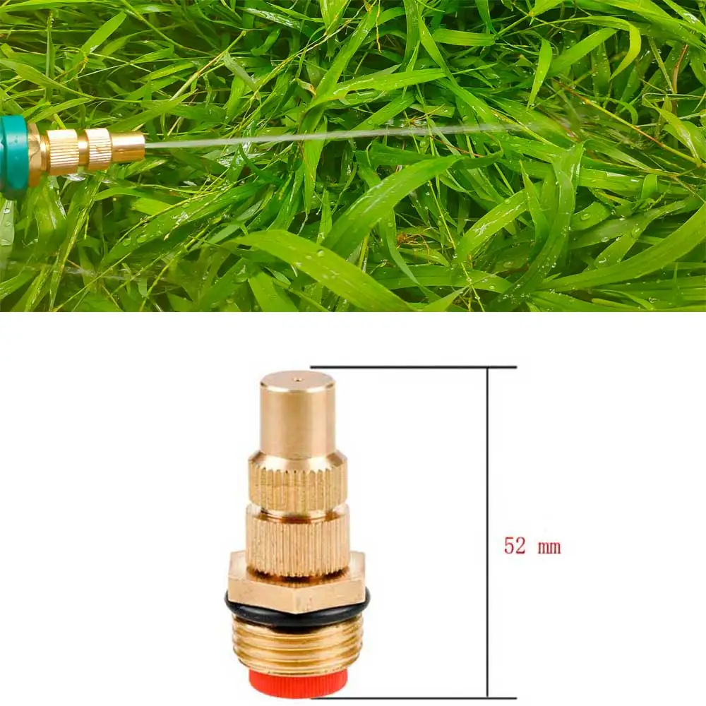 

Латунная система полива сада, 1 шт., 1/2 дюйма, 20 мм, Длина внешней нити 52 мм