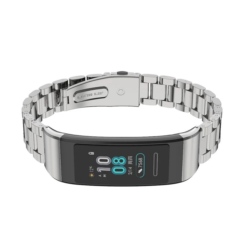 Mijobs для huawei Band 3 браслет для huawei Band 3 pro ремешок металлический ремешок для часов из нержавеющей стали умные аксессуары