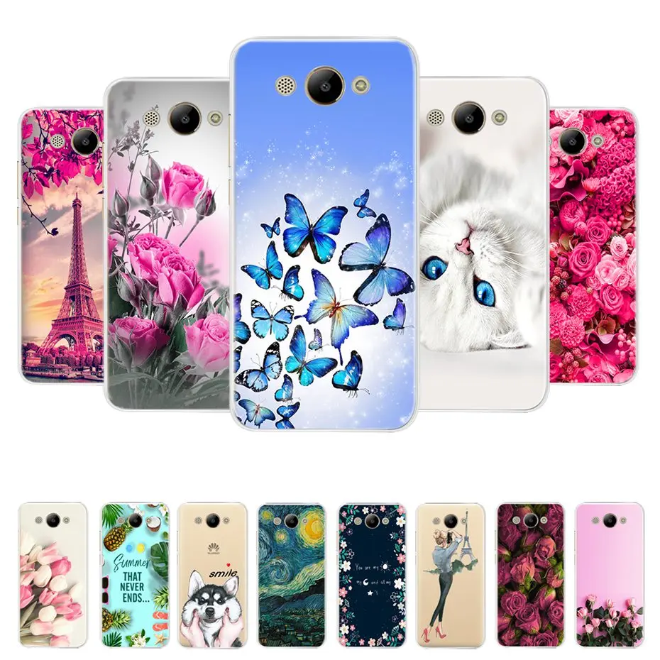 Мягкий чехол из ТПУ для Huawei Y3, силиконовый чехол для телефона, задняя крышка для Huawei Y3 /Y5 lite CRO-U00 CRO-L22 U00, чехол