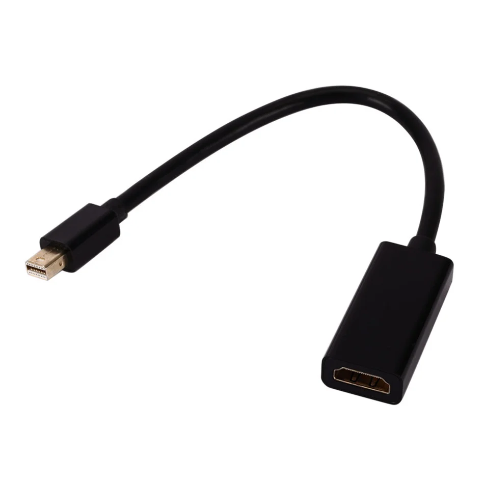 Mini 4K DP к HDMI-совместимый адаптер Кабельный преобразователь порт дисплея для Apple Mac