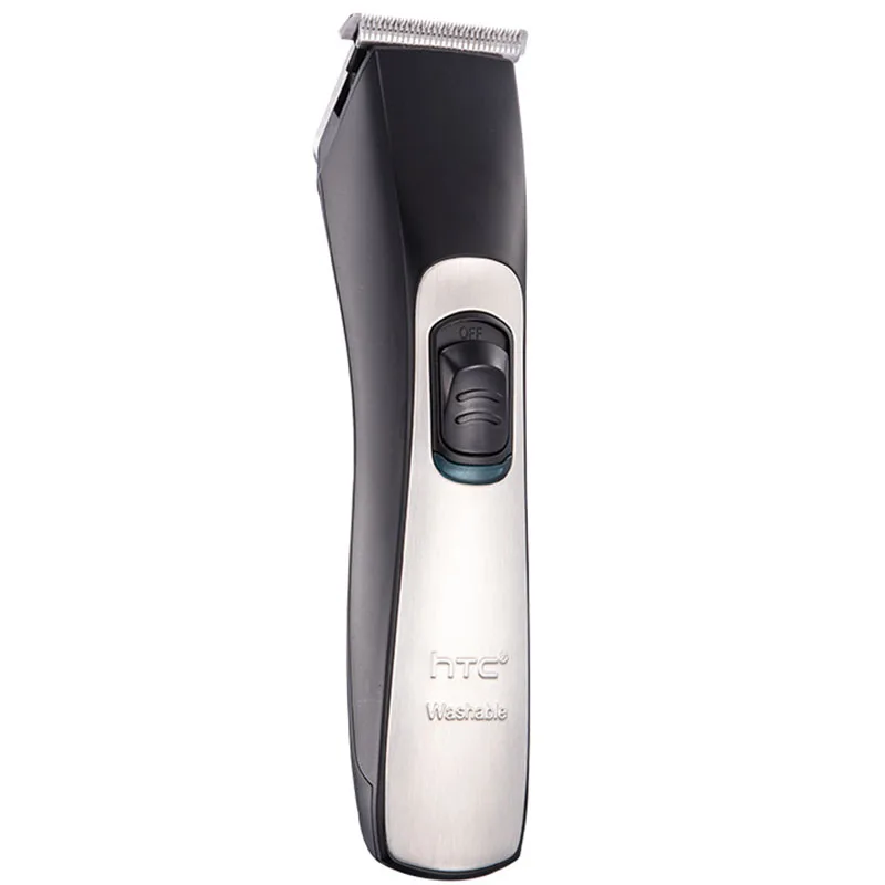 Беспроводной машинка для стрижки волос и бороды HTC USB Electric Hair Clipper Rechargeable Beard Trimmer Cordless Shaver Ceramic Blade Men Barber Machine.