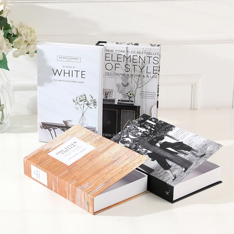 

Fake Book Open and Foldable Style Decoration Fashion Luxury DIY Design Modern Simulation Bedroom Home Hotel Club Soft Decoration