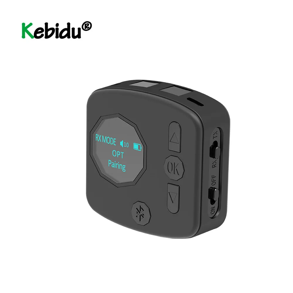 KEBIDU Bluetooth 5 0 приемник передатчик aptX HD CSR8675 для ТВ наушников оптический 3 мм AUX аудио