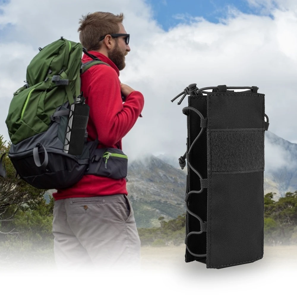 2Л Тактический Молле бутылка для воды мешок анти потеря регулируемый ремень