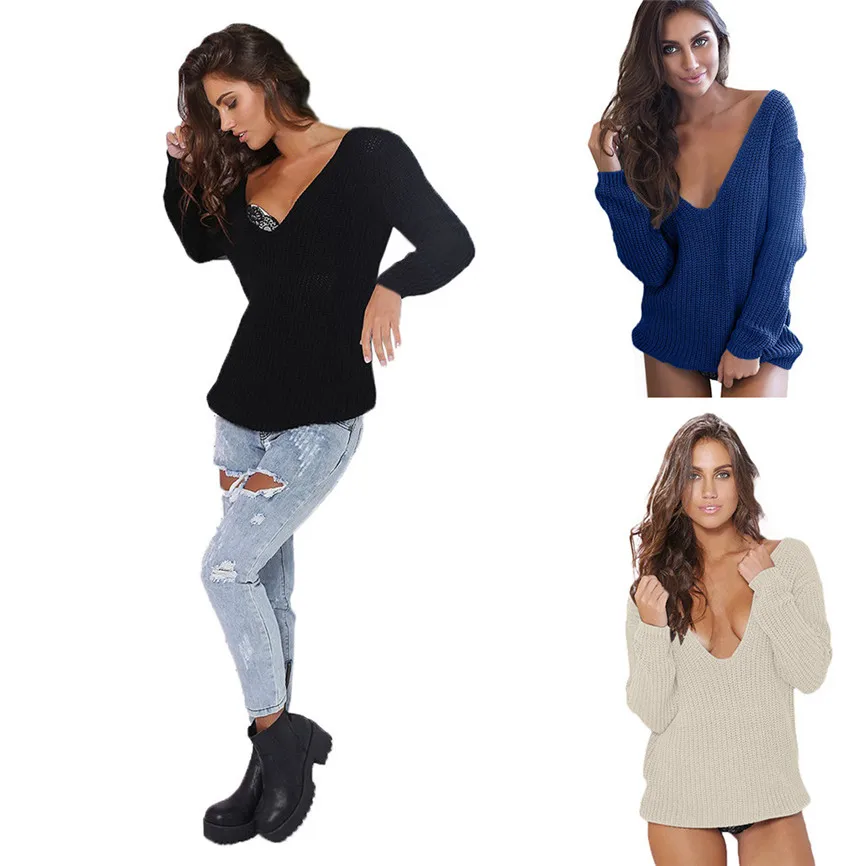 Women Summer Long Sleeve Loose Sweater Jumper Tops Knitwear Women's Suit Casual Streetwear | Женская одежда