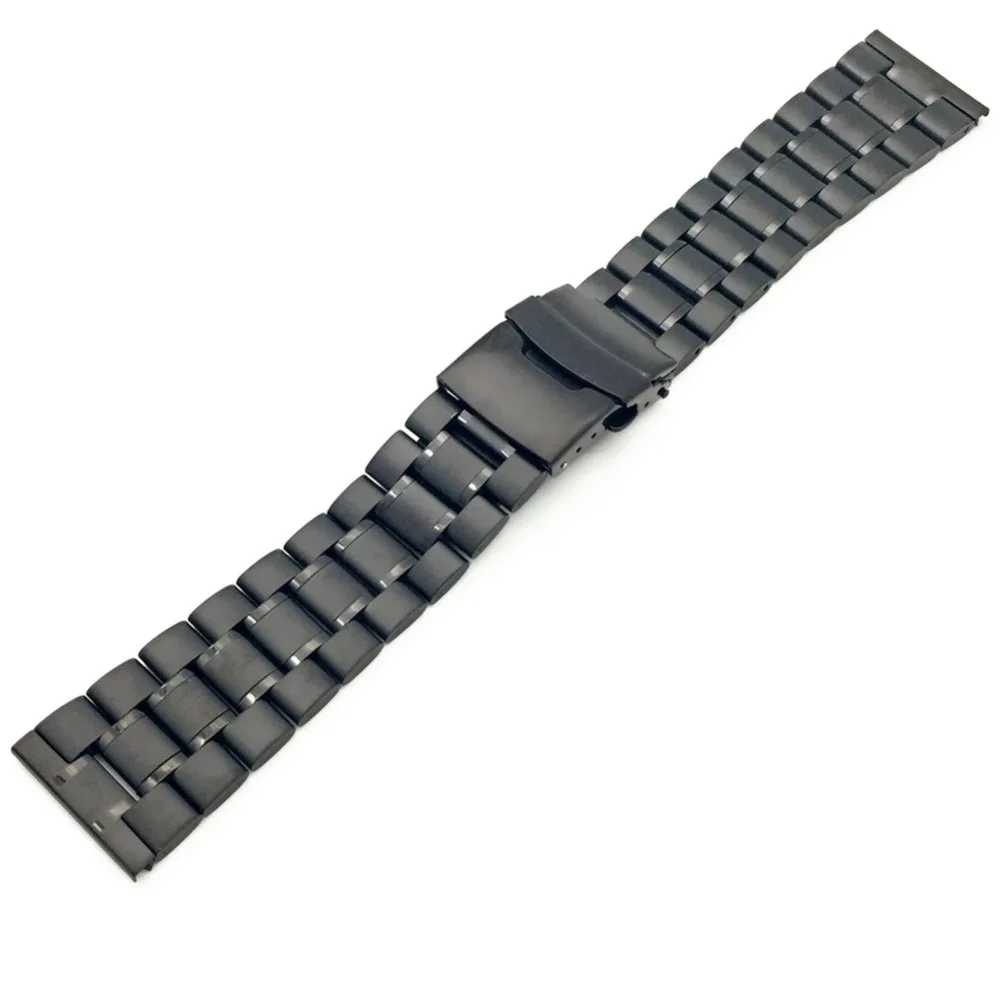 18 20 22 24mm Stainless Steel Solid WatchBand  Watch Band Strap Link Bracelet Accessories Folding Clasp For PAM