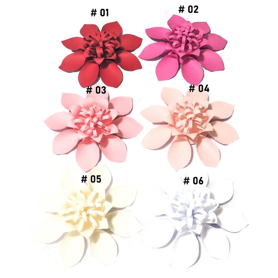 40 см Cardstock Роза Сделай Сам легкие гигантские бумажные цветы 4 свадебные декорации