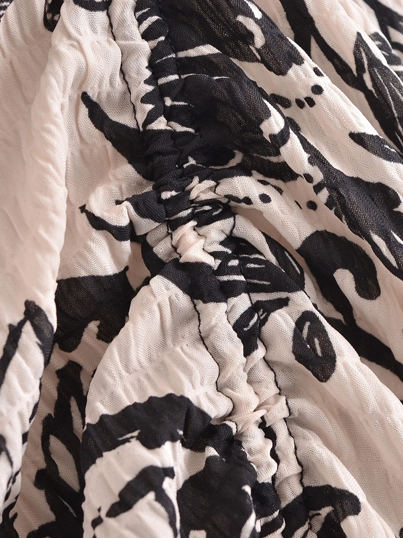 

Women's Sexy Style Dress Print Fold Skirt Summer