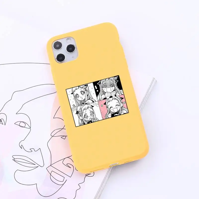

Jamular Toilet Bound Hanako Kun anime Phone Case Candy Color for iPhone 6 7 8 11 12 s mini pro X XS XR MAX Plus