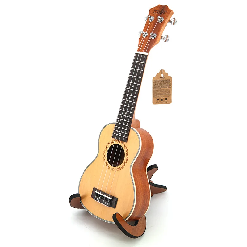 JLM 21 Inch Ukulele 4 Strings Hawaiian Mini Guitar Ingman Spruce Wood Top Panel Ukelele ABS Edging Uku | Спорт и развлечения