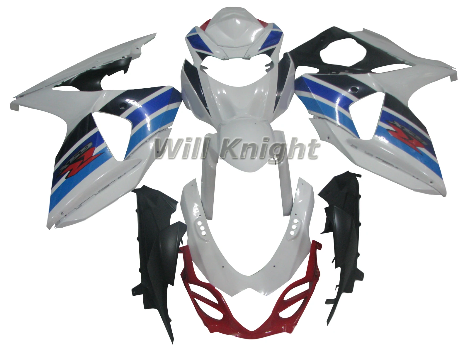 

For Suzuki GSXR1000 09-12 ABS Injection Mold Body Fairing Kit Blue White 2010 2011 2012 2013 2014 2015