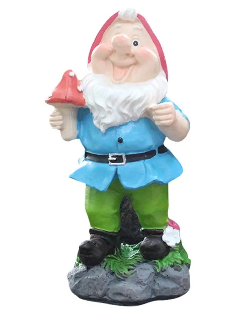 

Миниатюрные садовые фигурки гнома из смолы, садовые статуэтки для украшения газона