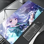 Большой коврик для мыши, аниме, Настольный коврик, милые розовые игровые аксессуары для девочек, коврик для клавиатуры, коврики для мыши 900x40 0, коврик для мыши