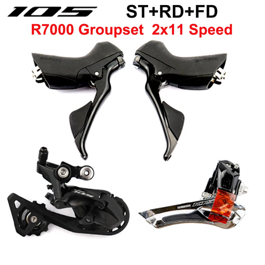 

SHIMANO 105 R7000 Groupset R7000 Derailleurs ROAD Bicycle ST+FD+RD Front REAR Derailleur SS GS