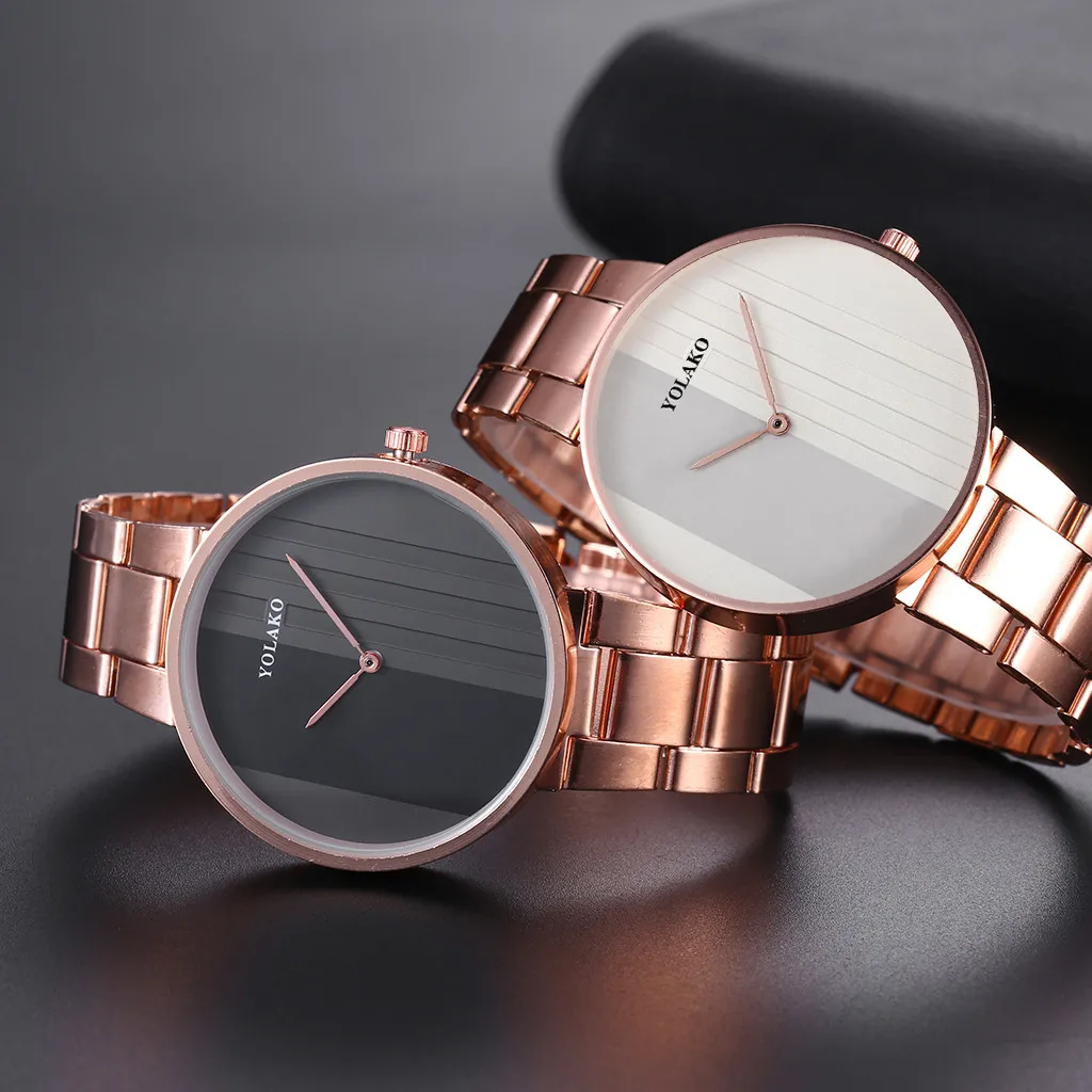 

Simpe Women Watches Stainless Steel Belt Ladies Quartz Wrist Watch Minimalist Casual Clock Female Gifts Relogio Feminino /D