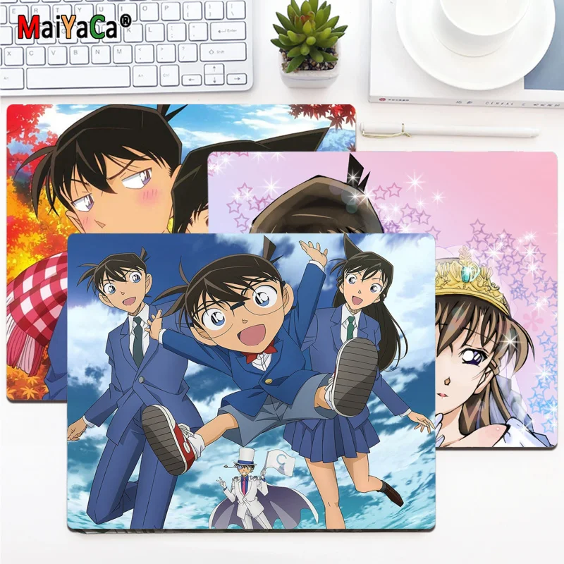 

MaiYaCa Custom Skin Detective Conan Laptop Gaming Mice Mousepad Top Selling Wholesale Gaming Pad mouse