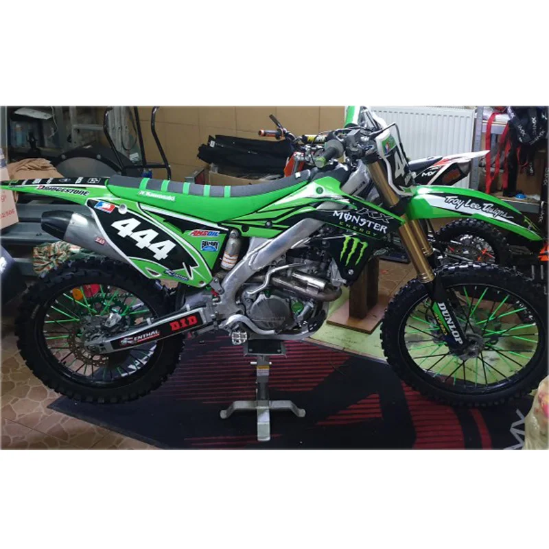Для Kawasaki KX250F KXF250 KXF 250 KX 250F 2013 2014 2015 2016 пользовательский номер пластины наклейки и