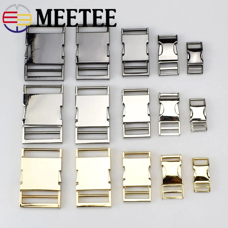 Металлические боковые пряжки Meetee 14/19/25/31/38 мм 4 шт.|metal release buckle|release bucklebuckle 38mm |