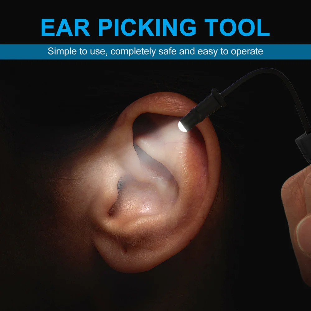 

1pc Ear Pick Thumb Light Removing Ear Wax Light Practical Ear Picks Supplies
