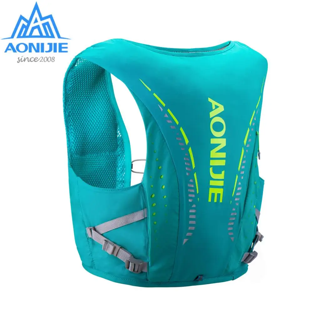

Усовершенствованный кожаный рюкзак AONIJIE C942, рюкзак с гидратацией, сумка, жилет, упряжка, водный Пузырь, походы, бег, марафон, гонки