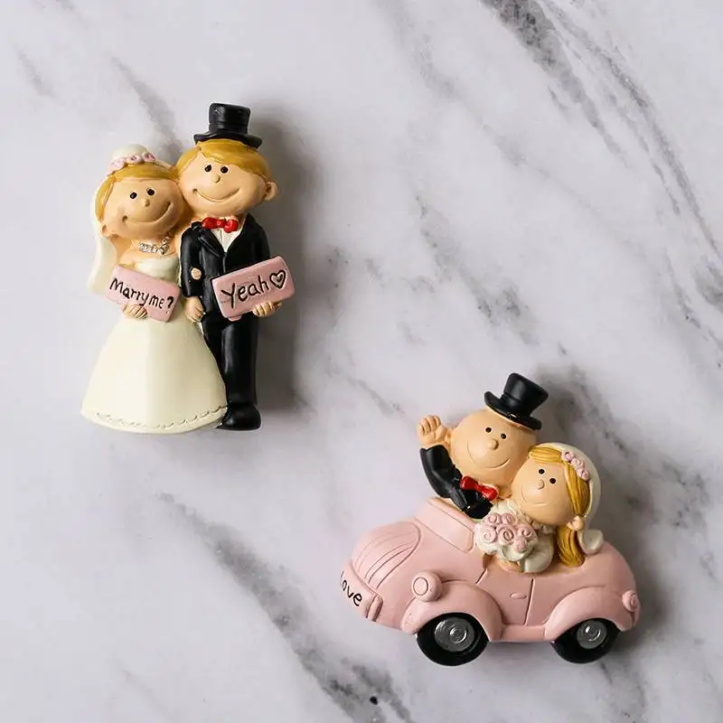 

Cartoons Wedding Car Ornaments Car Vents Perfume Clip Air Freshener Automobile Interior Fragrance Decoration