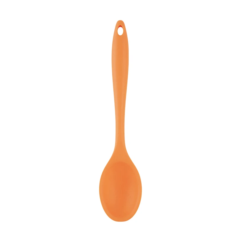 Food Grade Silicone Long Handle Rice Soup Spoon High Temperature Resistance Kids Home Use Flatware Utensils Kitchen Tools | Дом и сад