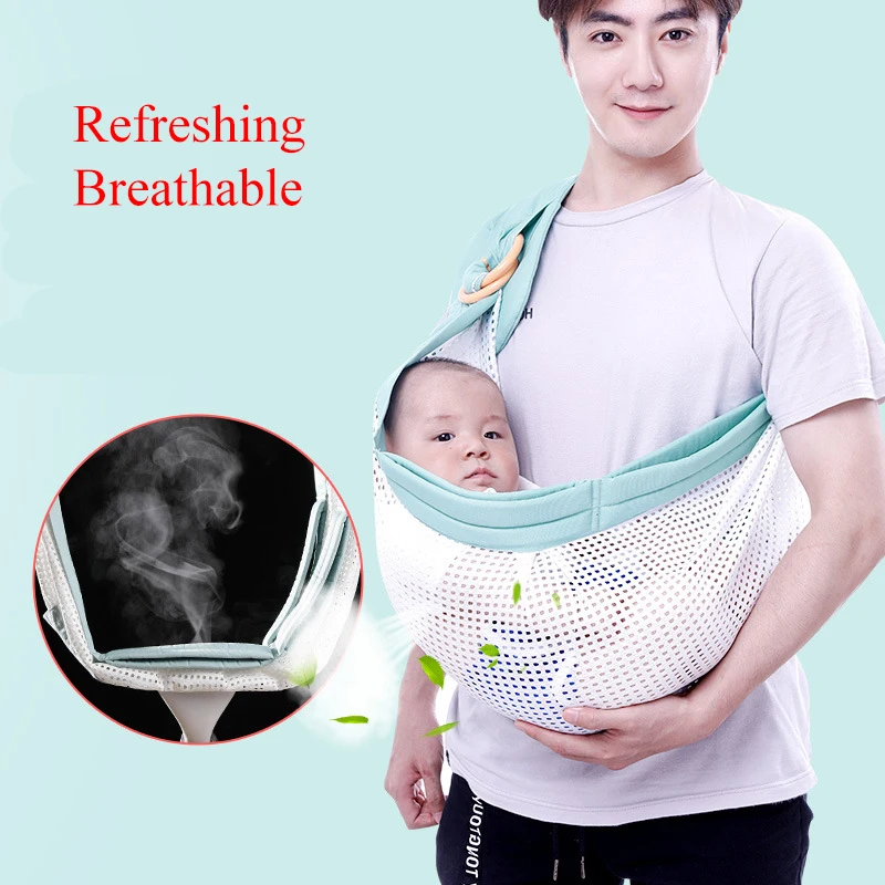 Слинг-переноска для новорожденных сетчатый до 130 фунтов (0-36 м)