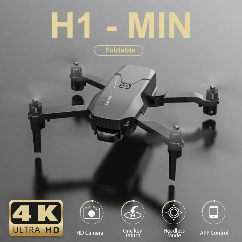 Радиоуправляемый Дрон с 4K камерой H1 мини дистанционным управлением Складные
