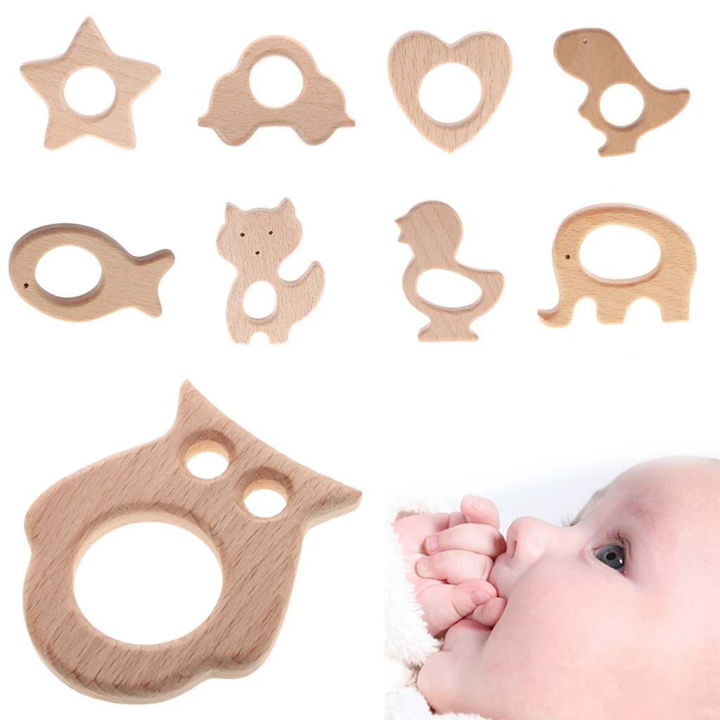 

Safety Durable Baby Teether Educational Learning DIY Jewelry Making Accs