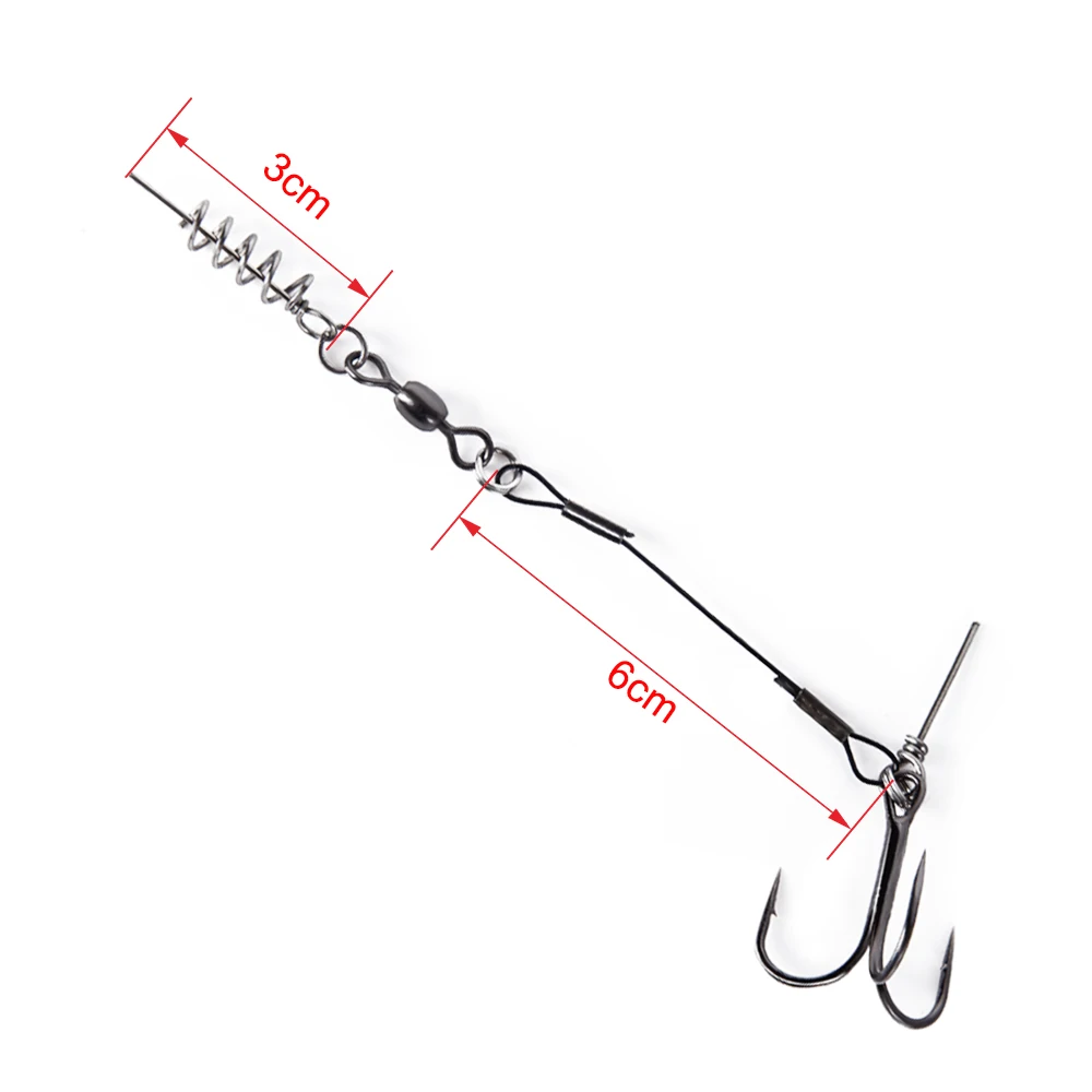 Hunthouse рыболовные двойные крючки мягкие приманки shad rig одиночные крючки двойной крючок такелаж большие рыболовные снасти мягкий шэд