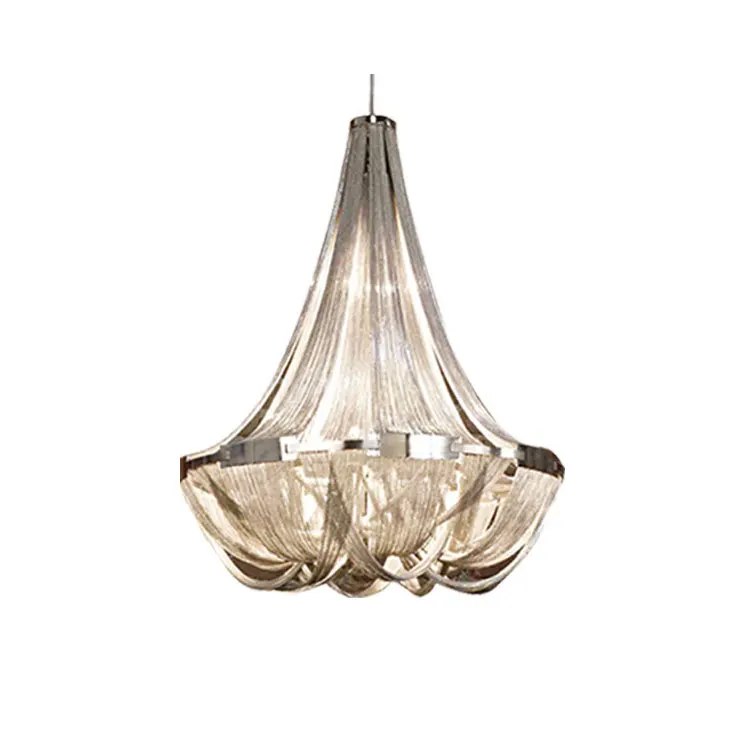 

Скандинавская постмодернизированная лобби для клуба, гостиницы, гостиной, столовой, спальни, простая креативная атмосфера, люстра на алюми...