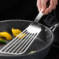 steak slotted household turner shovel multifunctional food grade stainless steel fish spatula home kitchen cooking supplies